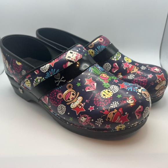 Tokidoki For Koi By Sanita Original Danish Clogs Women Size 11 EU 42 - Picture 1 of 11